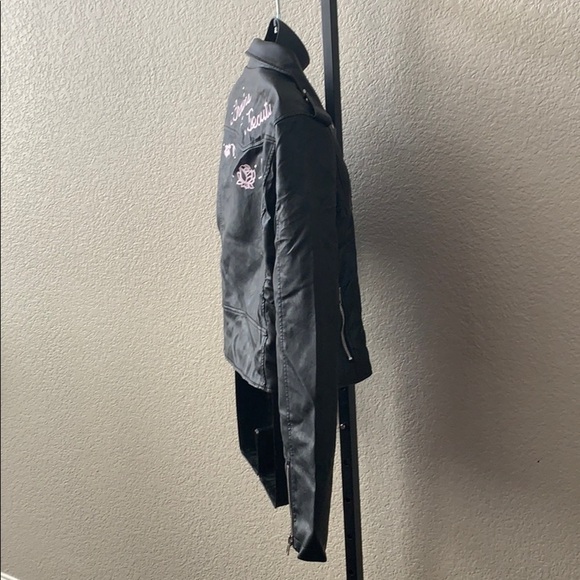 ASHLEY by 26 International Outerwear Moto Jacket - Picture 6 of 13